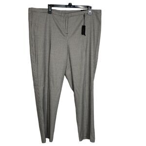Lane Bryant Womens Dress Pants Size 20 Reg Sophie Houndstooth Straight Fit Leg